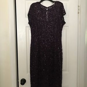 Marina Cap Sleeve Lace Midi Dress